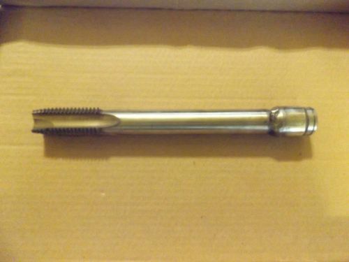 1 1/4&#034; - 7 besley thread tap with 1/2&#034; drive socket welded on end 10 5/8&#034; long for sale