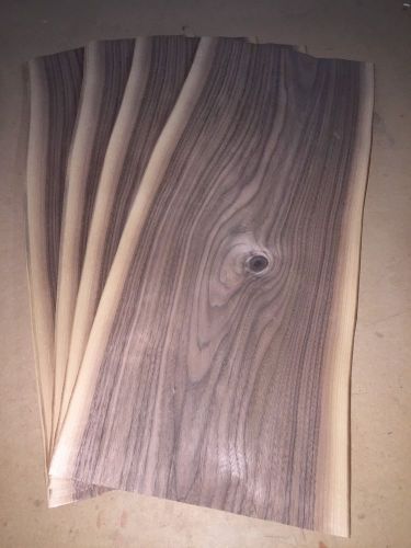 Wood veneer walnut 10x32 22pcs total raw veneer &#034;exotic&#034; wal4 9-17-15 for sale