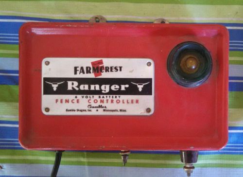 Vintage 1960&#039;s Farmcrest Ranger Fence Controller Electric Fencer by Gambles