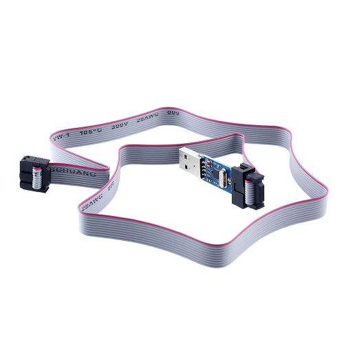 Latest High Quality Good 1pcs USBasp 3.3V 5V 51 AVR Serial Programmer USB