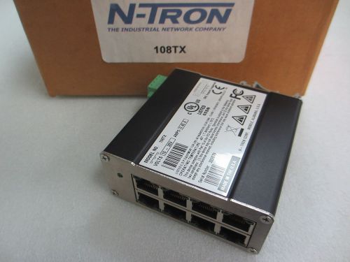 N-tron 108tx 10/100basetx industrial ethernet switch red lion for sale