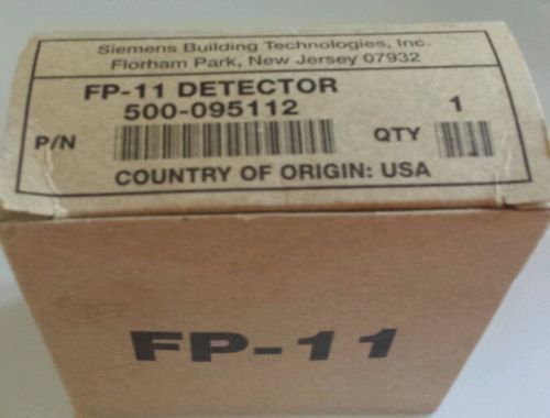 Siemens FP-11 Smoke Detector Photoelectric/thermal Combo Detector NIB New Stock