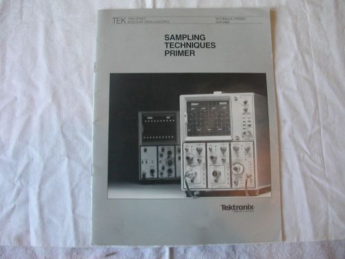 Tektronix Sampling Techniques Primer dated 10/85, 19 pages