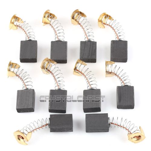 10 pcs 3/4&#034; x 1/2&#034; x 1/4&#034; motor carbon brushes  17mm x 13mm x 6mm for sale