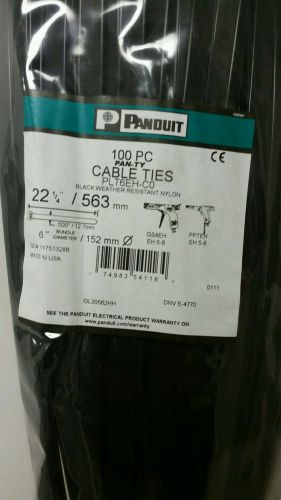 Panduit 22 1/4&#034; heavy duty tie wrap (pack of 100 pcs) for sale