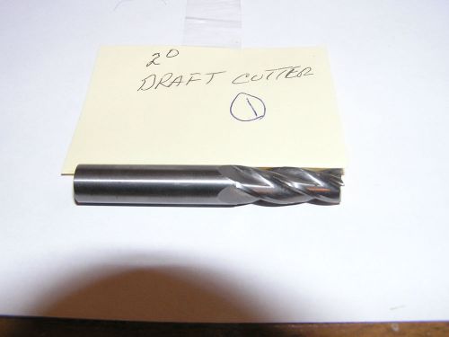 Draft cutter 3/8&#034; solid carbide - big dia. .375 - small dia. .327 dia. for sale