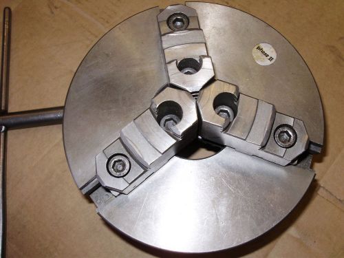 8&#034; 3-JAW CHUCK  D1-4 MOUNTING BACK, PHASE II, 2 PIECE JAWS