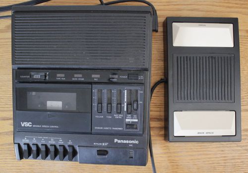 Panasonic RR-830 Cassette Transcriber Recorder W/ Foot Pedal RP-2692