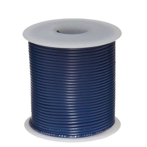 26 AWG Gauge Solid Hook Up Wire Blue 100 ft 0.0190&#034; UL1007 300 Volts