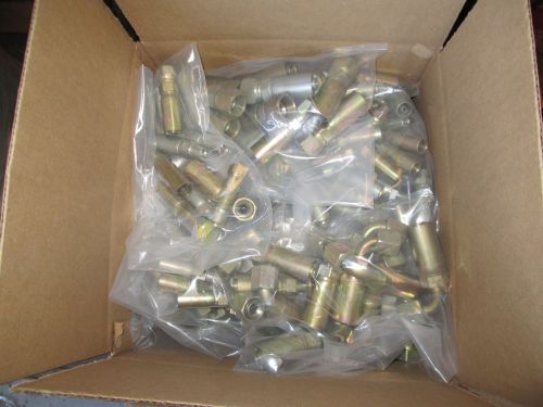 Parker 55 series fittings seperated by part number - 1/4&#034;, 3/8&#034;, 1/2&#034;, 5/8&#034; for sale