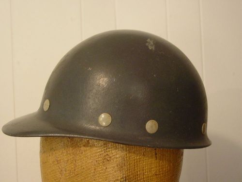 Vintage 1960s fiberglass hard hat superglas fiber metal safety hat for sale