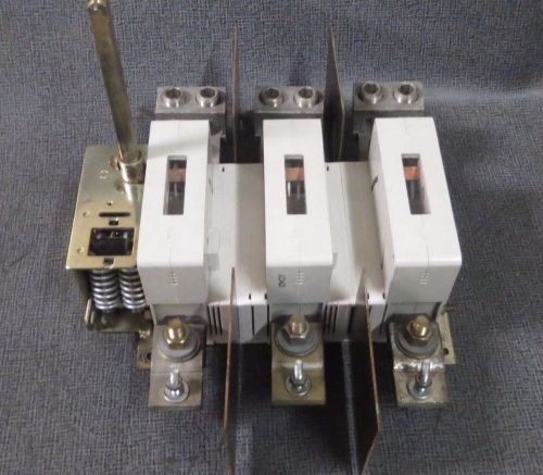 Abb general purpose switch 600 amp 600 vac 3 phase 500 hp max model: oetl-nf600a for sale
