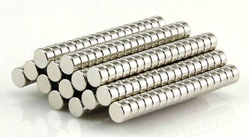 100pcs Super Strong Round Disc Cylinder Magnets 4mm x 2mm Rare Earth Neodymium