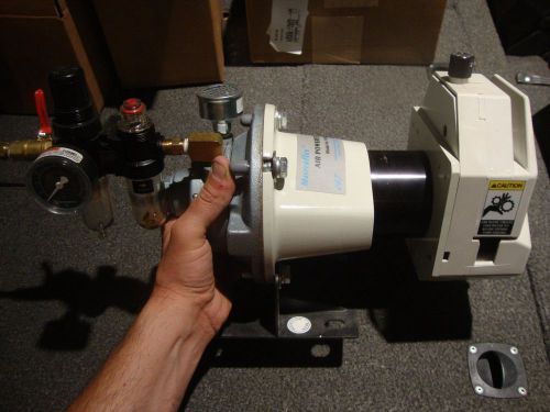 Cole parmer masterflex air powered drive motorized pump model 7589-30&amp;pump head for sale