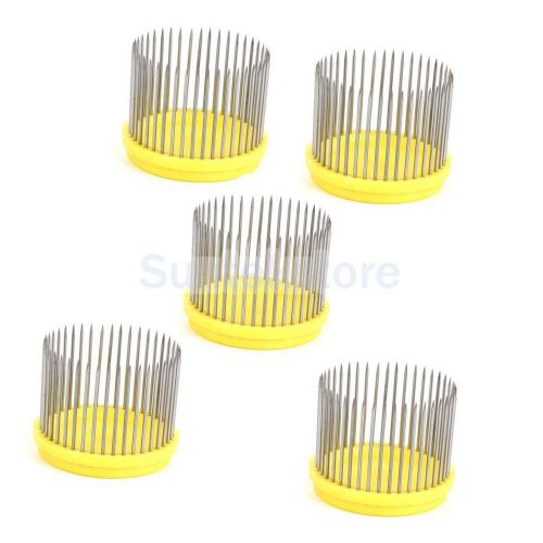 5pcs beekeeping queen bee isolator stainless steel needle cage catch catcher for sale