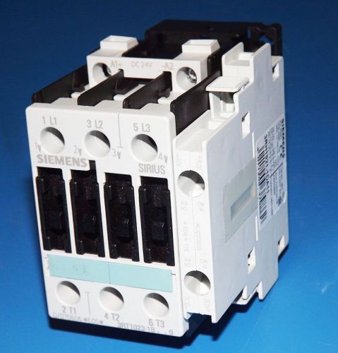 Siemens Sirius 3RT10 Motor Starter Contactor 24V 3-Pole 3RT1034-1B/ 3RH1921/ QTY
