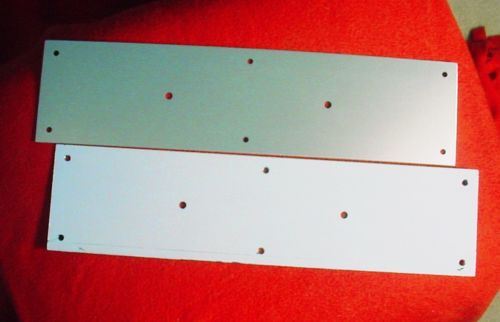 TWO PAIR (Four) OF HAGER BF38 US28 #02986 PUSH PLATES/PULL PLATES 4 x 16 NEW