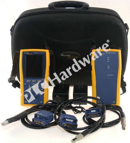Fluke dtx-1800 cable analyzer dtx1800 dtx-1200 calibration 2014 version 2.7400 for sale