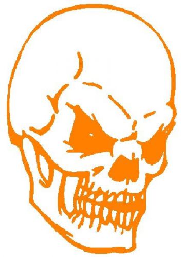 30 custom orange skull personalized address labels for sale
