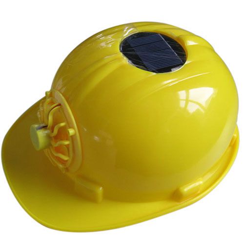 Details about  solar safety helmet hard hat cap cooling cool fan for sale