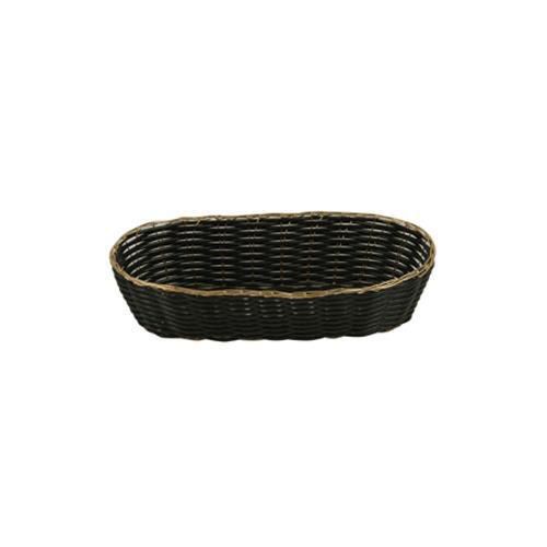New black plastic basket, tabletop 2&#034;h x 8.25&#034;w x 4.25&#034;l thunder group for sale