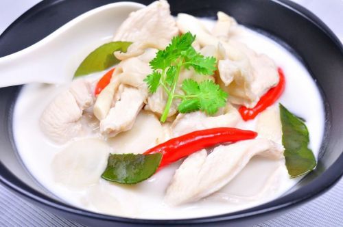 Thai Food Recipe Restaurant Tom Kha Gai Kitchen Manu Homemade Delicious