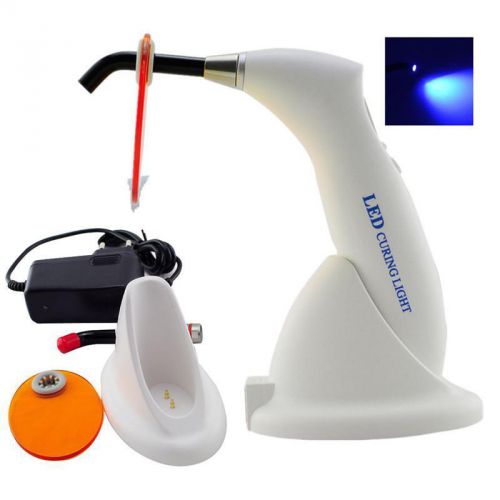 Denshine dental 5w wireless cordless led curing light lamp 1500mw white post fas for sale