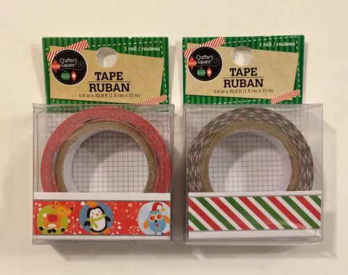 X2 Christmas Holiday Washi Tape For Kikki K &amp; Filofax