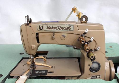 Union special 57700 k cover stitch belt loop making industrial sewing machine for sale