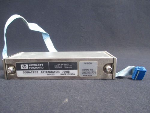 #GB74 HP 5086-7783 Programmable Step Attenuator 24VDC 70dB Serial No. 2827A01774