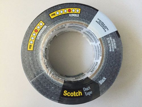Black Scotch Duct Tape 1.88-Inch x 60-Yard New 1060