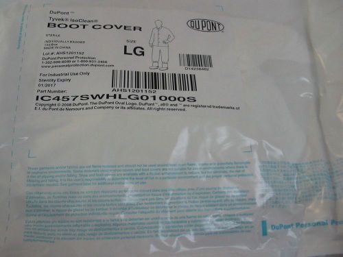 DuPont IsoClean Tyvek Disposable Clean Room Coverall Painting Hazmat Rain - LG