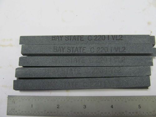 (10) Bay-State #C 2201 VL2 Sharpening Stones, Medium Grit, 5&#034; Long.