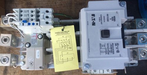 Eaton size 5 contactor an16sno with overload for sale