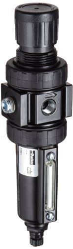 Parker 05E22A13AB One-Unit Combo Compressed Air Filter/Regulator, 3/8&#034; NPT,