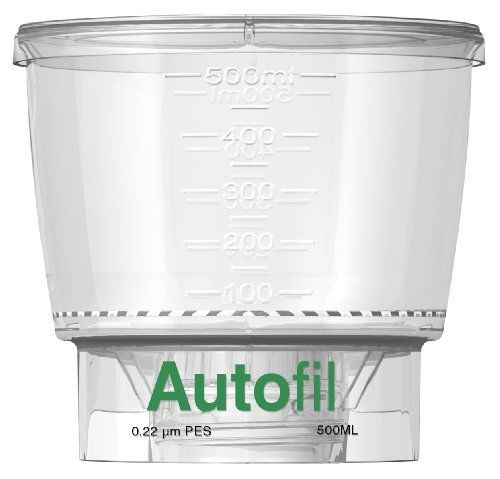 Autofil 1152-RLS Bottle Top Filtration Funnel Only, 500 ml, 0.2 m PES (Pack of