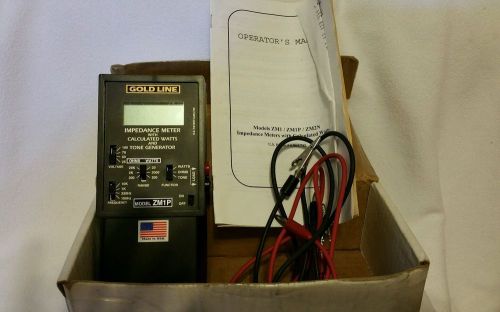 Gold Line ZM-1P Impedance Meter with Protection Relay 390-827