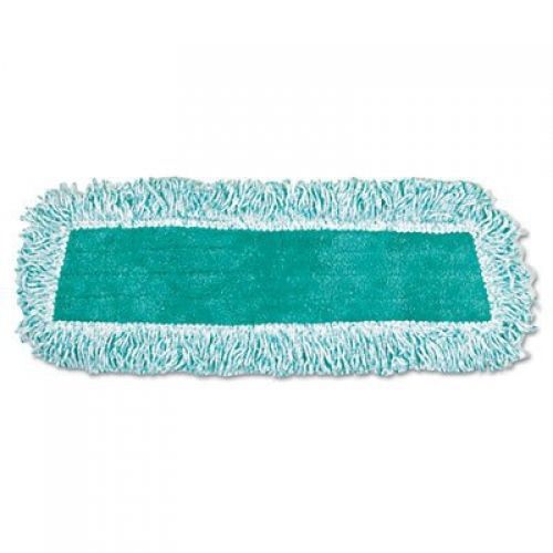 Rubbermaid Commercial FGQ40800GR00 Dust Mop Heads with Fringe 18&#034; Microfiber
