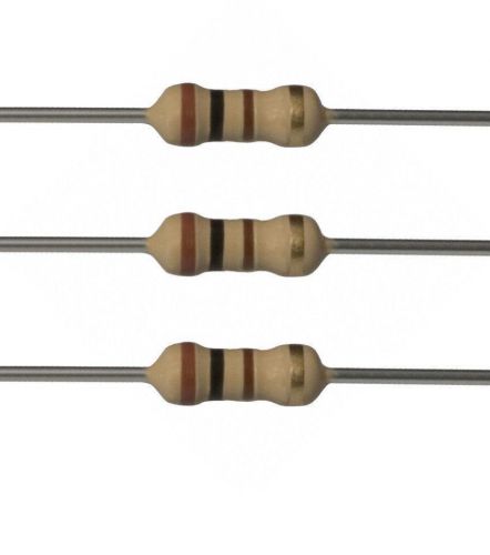 Qty 10 - 100 Ohm Carbon Film Resistors - 1/4 Watt - 5% - USA Shipping