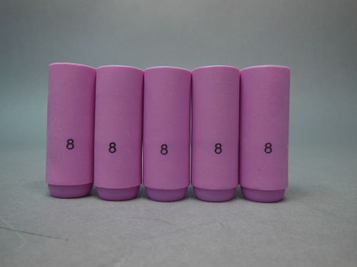5 #8 10n46 tig torch welding alumina cup 17 18 26 for sale