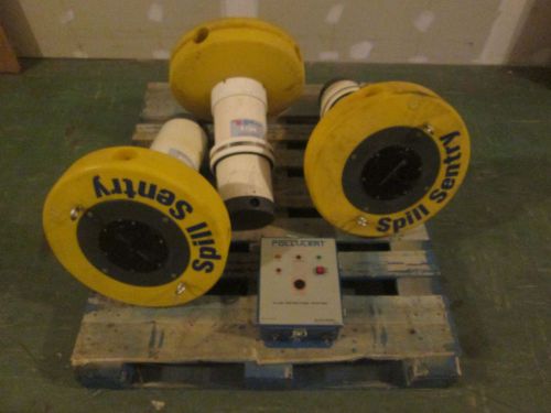 Pollulert Fluid Detection System FD102 N W/ 3x&#039;s SPILL SENTRY SS100 USED AS IS