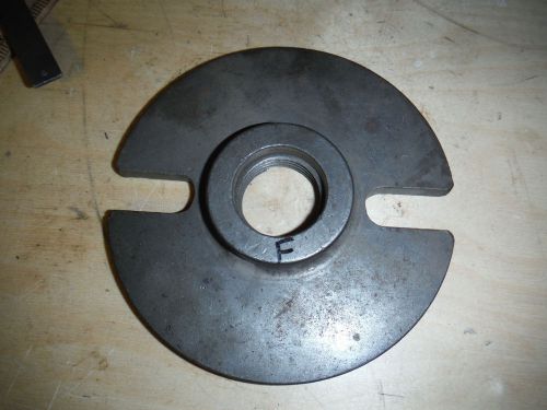 SMALL METAL WOOD  LATHE FACE PLATE 5&#034; X 1 1/4-10 MOUNT TOOLING