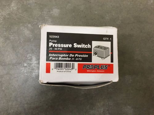 Pro Plus 20-40 PSI 522043 Water Pressure Switch Control