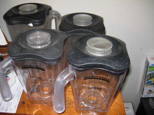 COMMERCIAL BLENDER PITCHERS HAMILTON BEACH WARING ASSORTED VARYING CONDITIONS