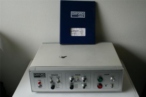 Oxford lasers hsi 1000 power supply/control unit w/key &amp; manual ***** for sale