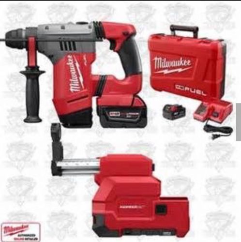 New milwaukee #2715-22de, m18 fuel rotary hammer and dust extractor kit for sale