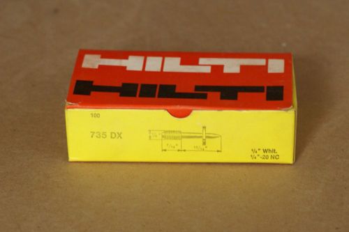 HILTI 735 DX Power Actuated Drive Pin 1/4&#034; Whit