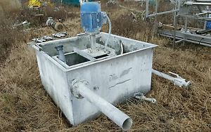 Waste Tank 300 gallon waste mixer