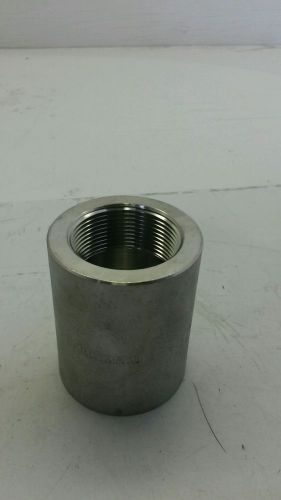 1 1/2&#034; STAINLESS PIPE COUPLER  A/SA182 F304/L