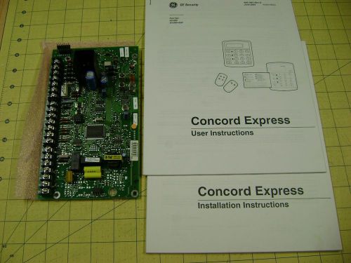 GE CONCORD EXPRESS 60-806-95R-16Z BOARD ONLY &amp; USER / INSTALL MANUALS